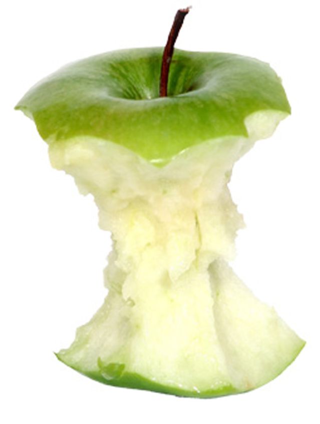 Фото огрызка яблока